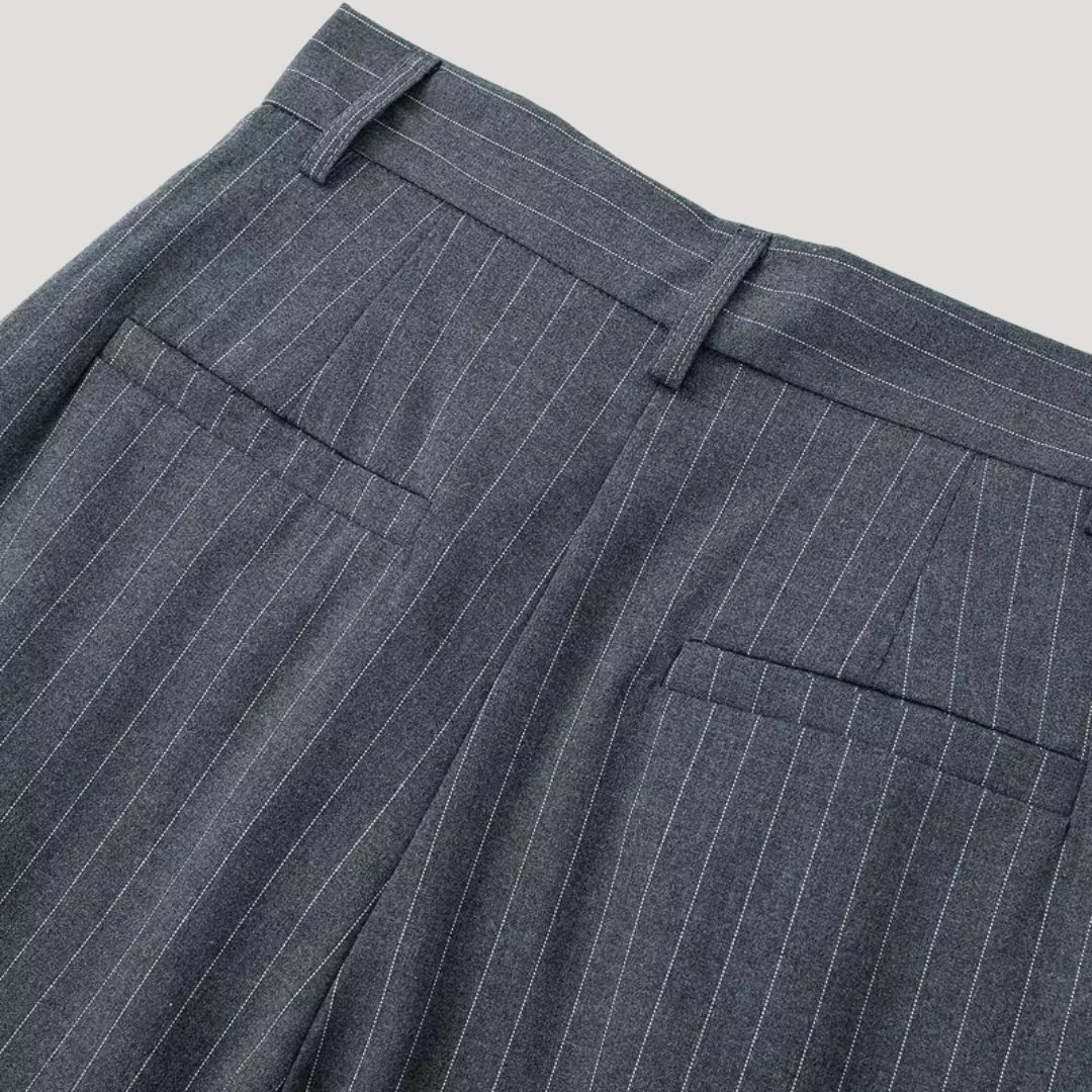 Charlotte - Women's High-Waist Wide-Leg Trousers