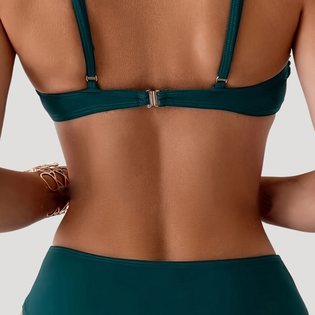Sasha - Bikini-Set mit gerafftem Ringdetail