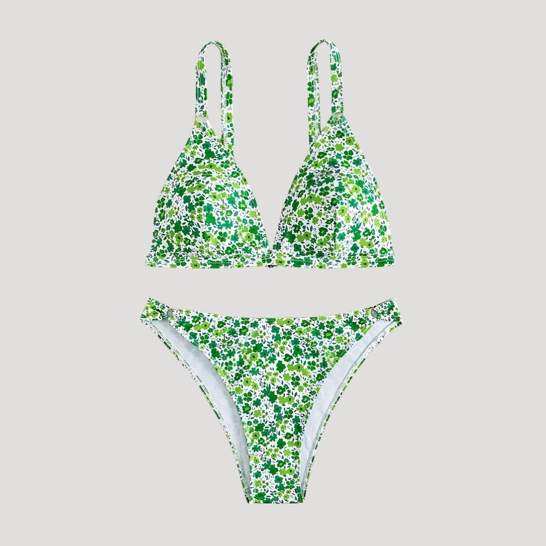 Briar - Bikini with Floral Print and Ring Details