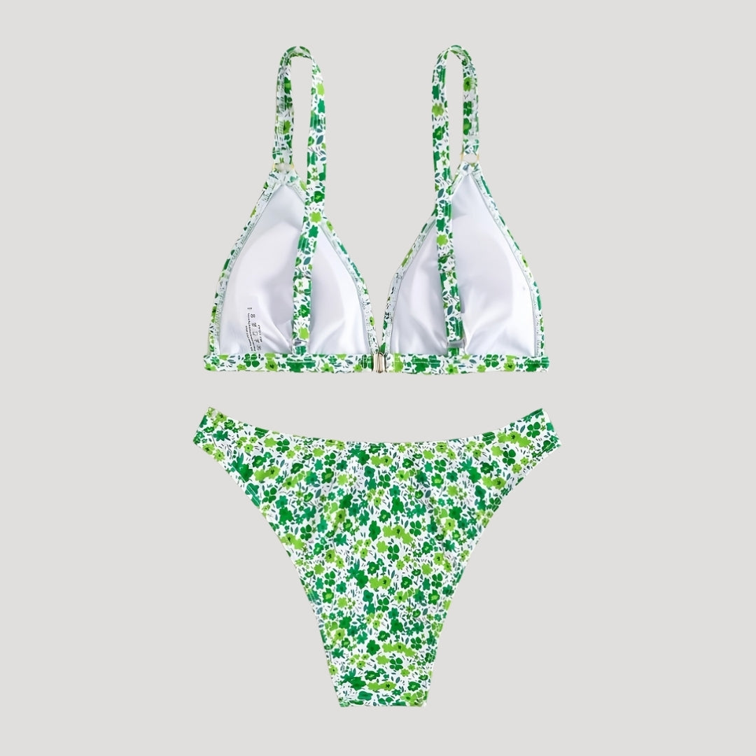 Briar - Bikini with Floral Print and Ring Details