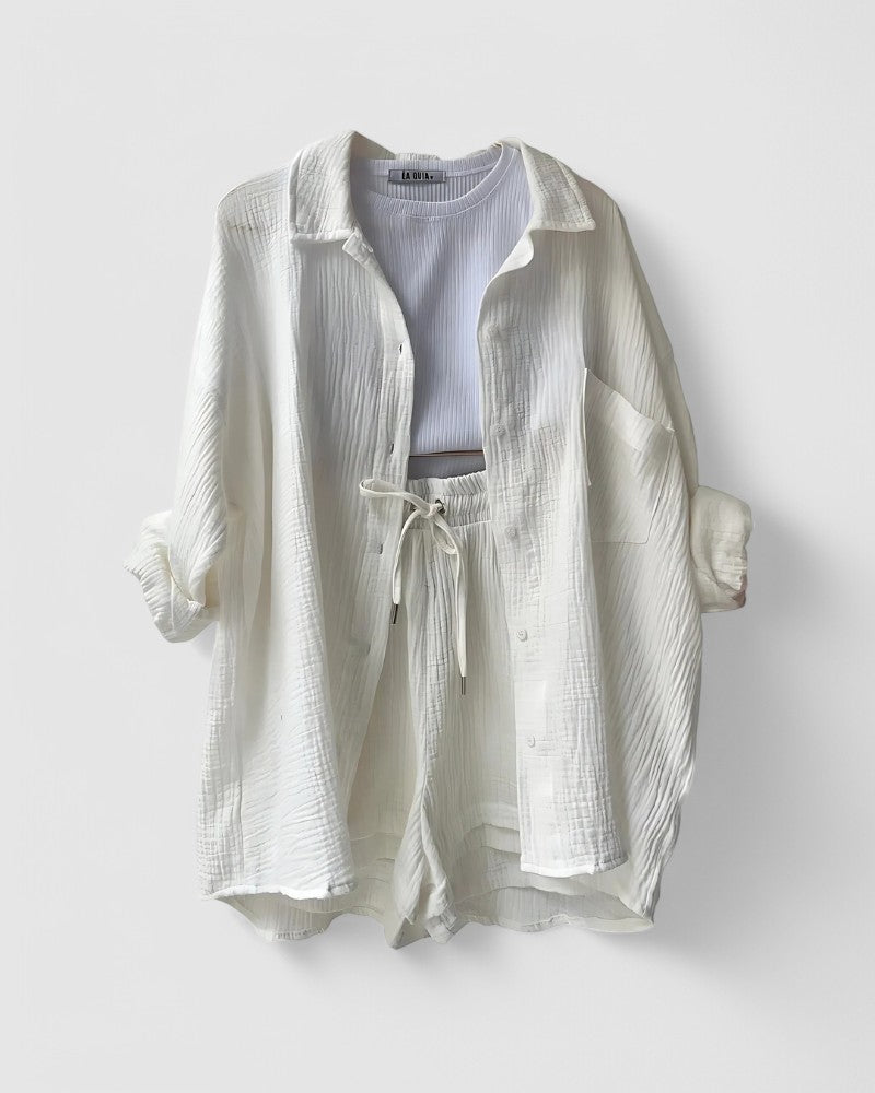 HEIDI - Blusen-Shorts-set