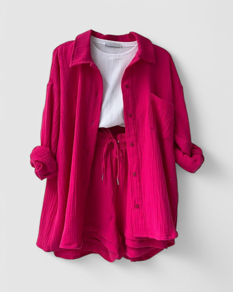 Heidi – Blouse and Shorts Set