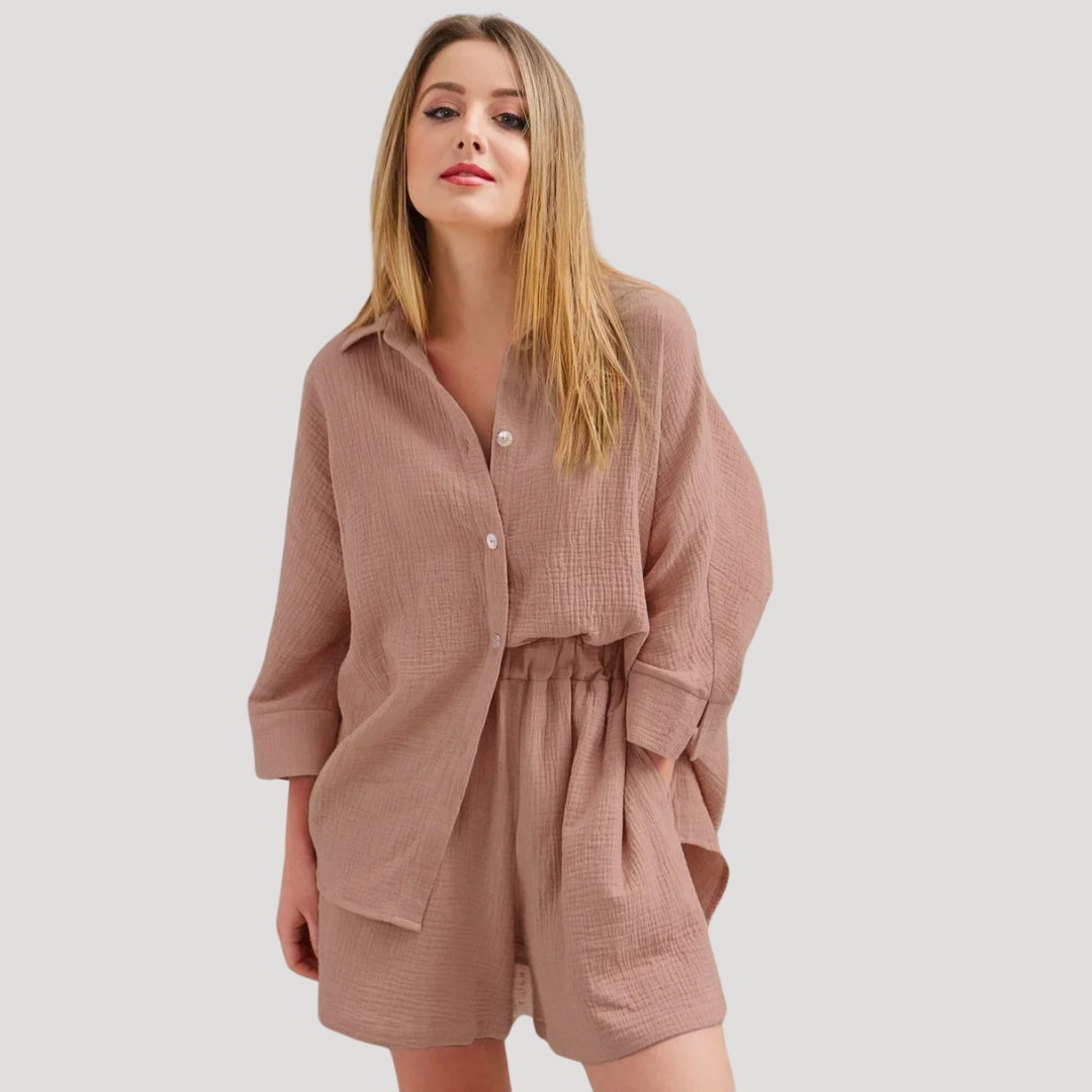 Mavis - Soft Cotton Gauze Co-Ord Set