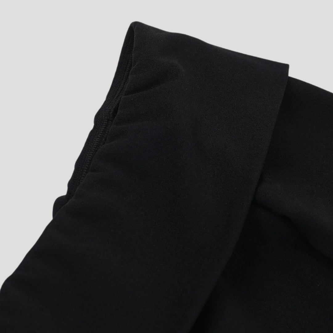 Ivy - Off-Shoulder Black Mini Dress