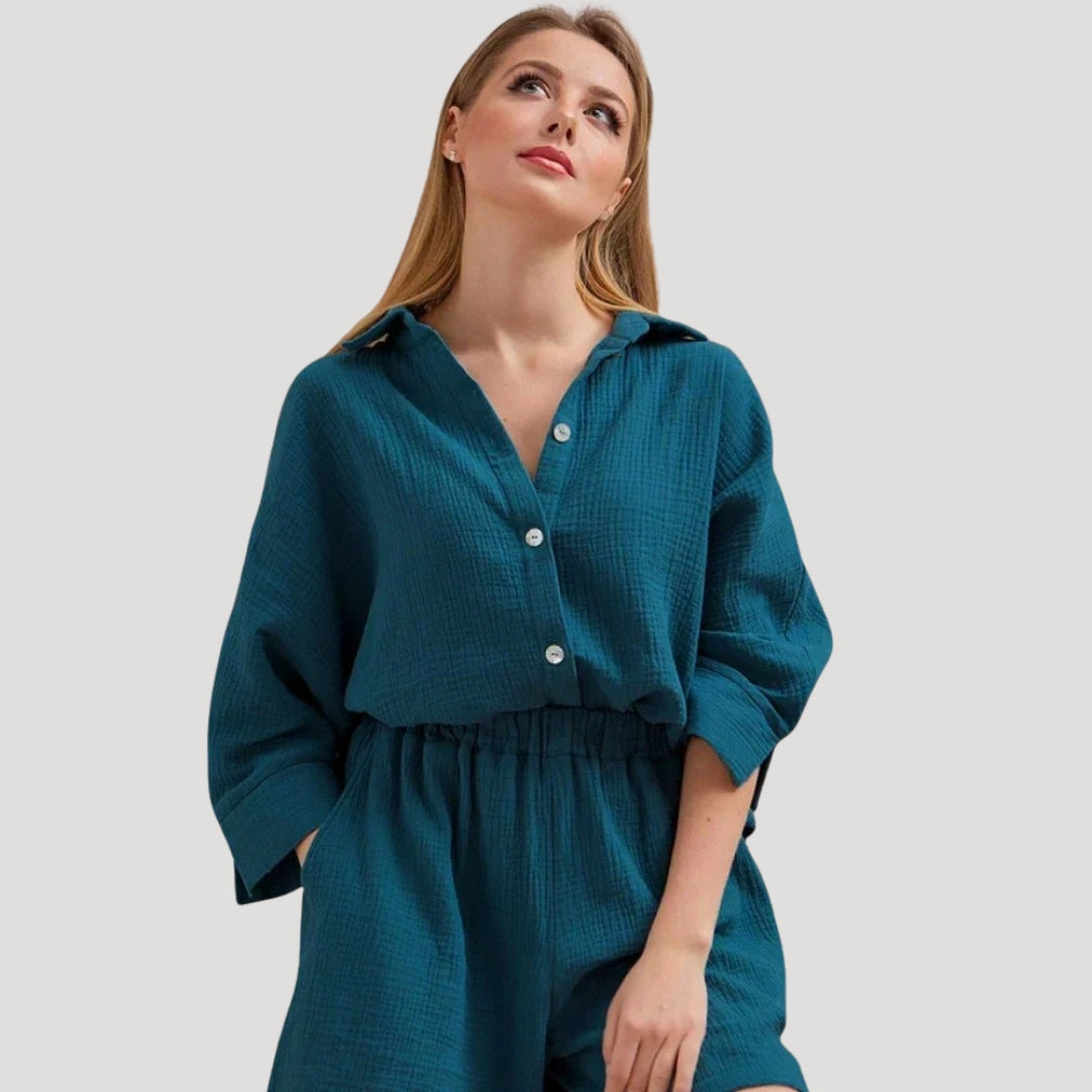 Mavis - Soft Cotton Gauze Co-Ord Set