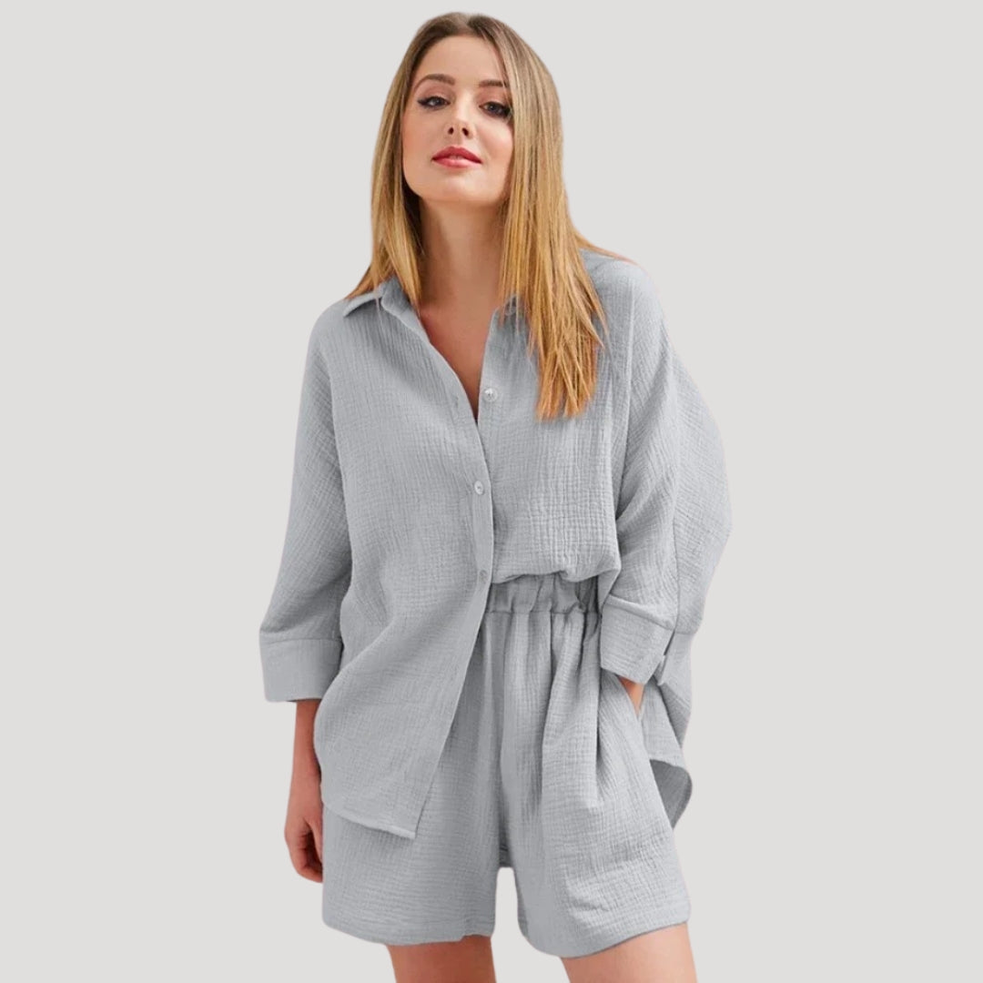 Mavis - Soft Cotton Gauze Co-Ord Set