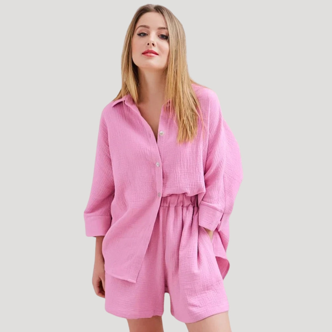Mavis - Soft Cotton Gauze Co-Ord Set