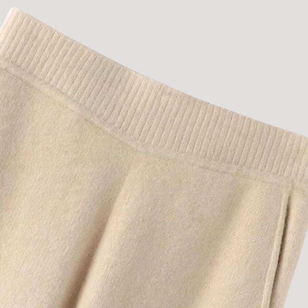 Goldie - Damen weite Strickhose
