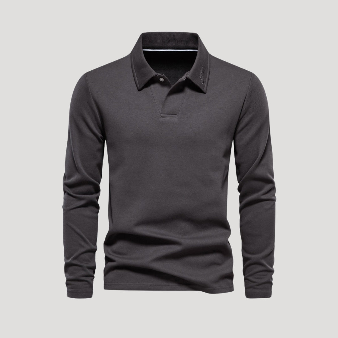 Kirk - Klassisches Herren Langarm-Polo