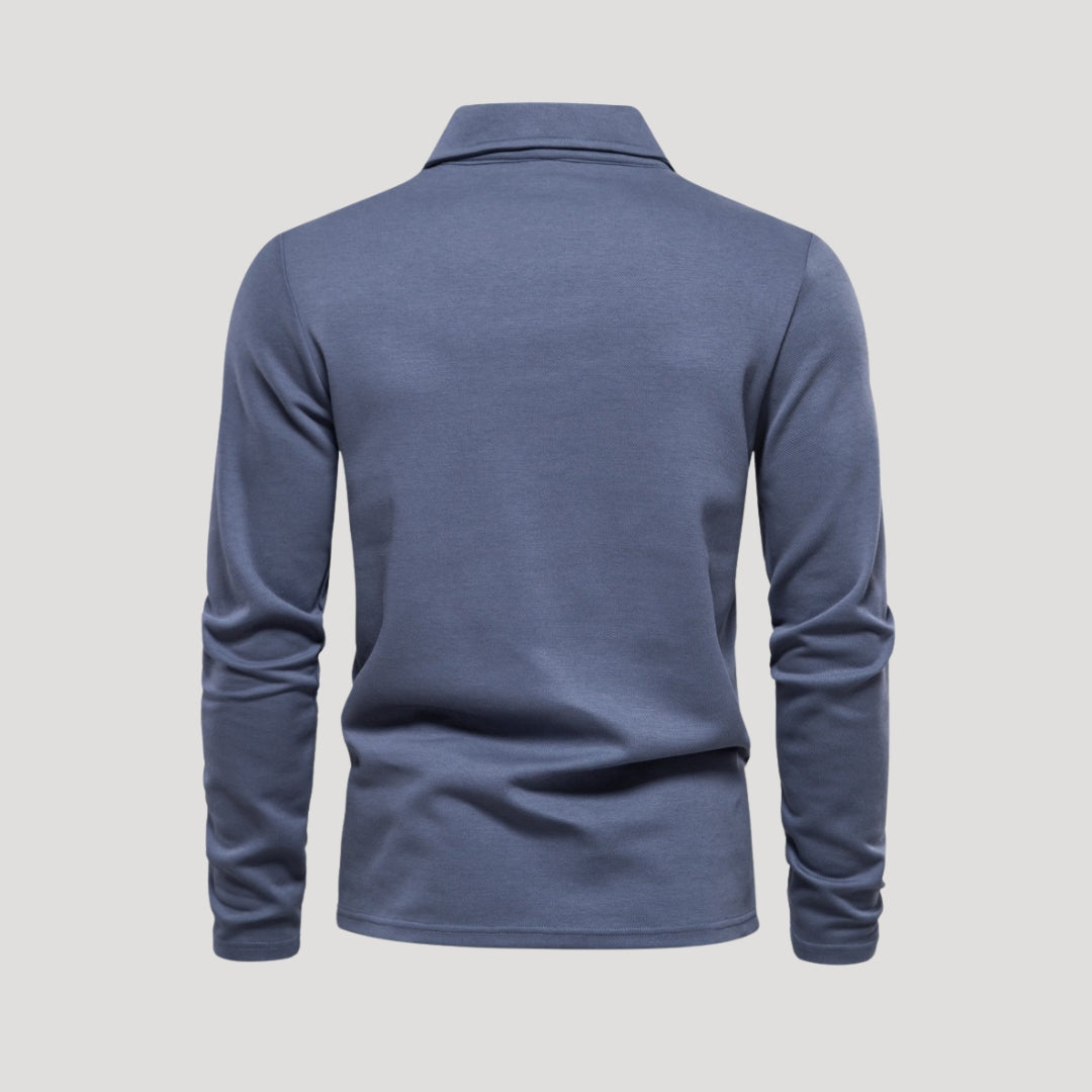 Kirk - Klassisches Herren Langarm-Polo