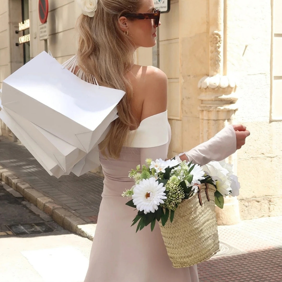 Sylvia - Off-Shoulder Long Sleeve Skater Dress