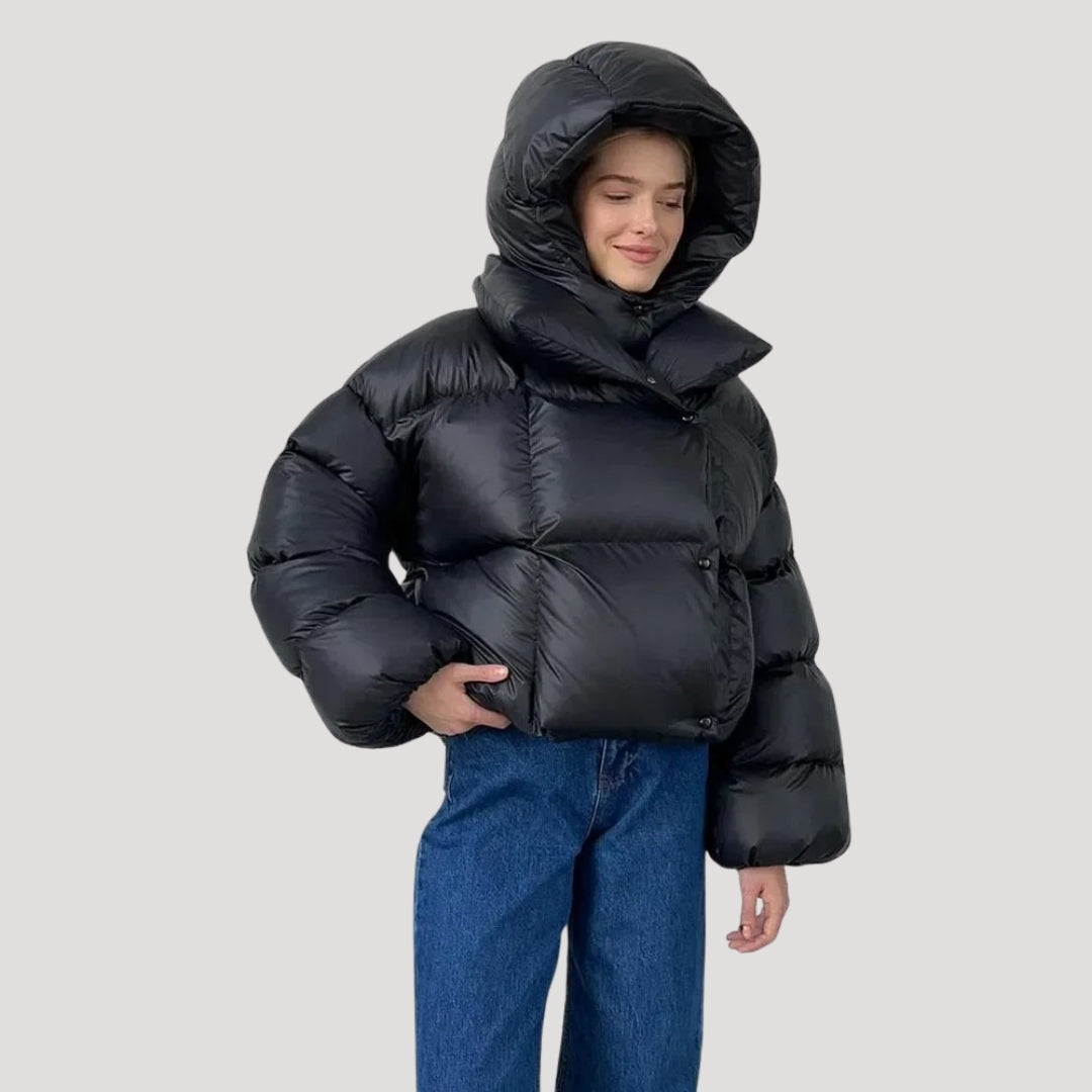 Roxanne - Oversized Shiny Puffer Jacket
