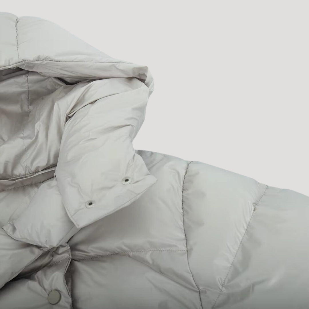 Roxanne - Oversized Shiny Puffer Jacket