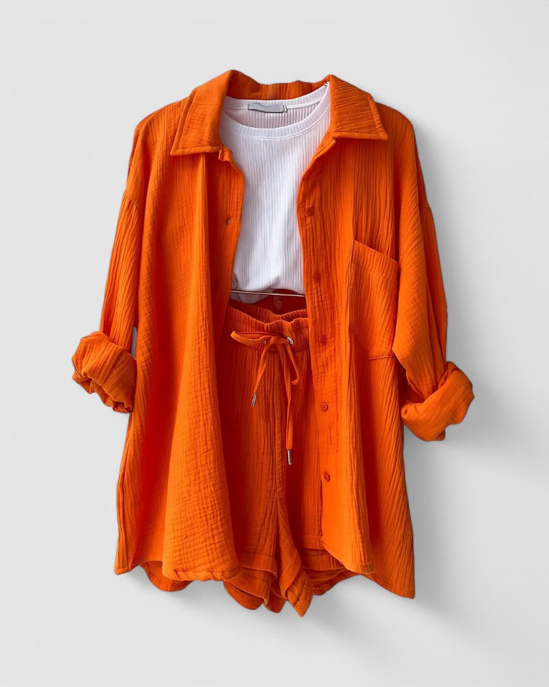 Heidi – Blouse and Shorts Set