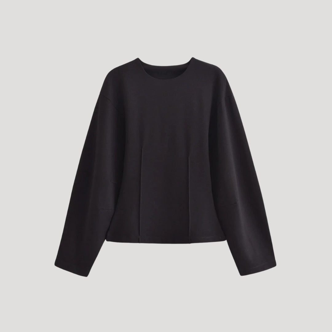 Keeley - Minimalistisches Langarm-Loungewear-Set