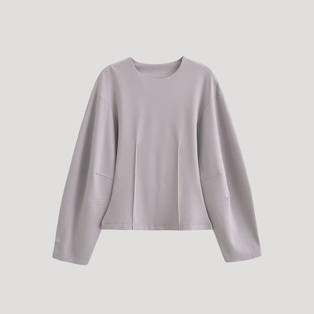 Keeley - Minimalistisches Langarm-Loungewear-Set