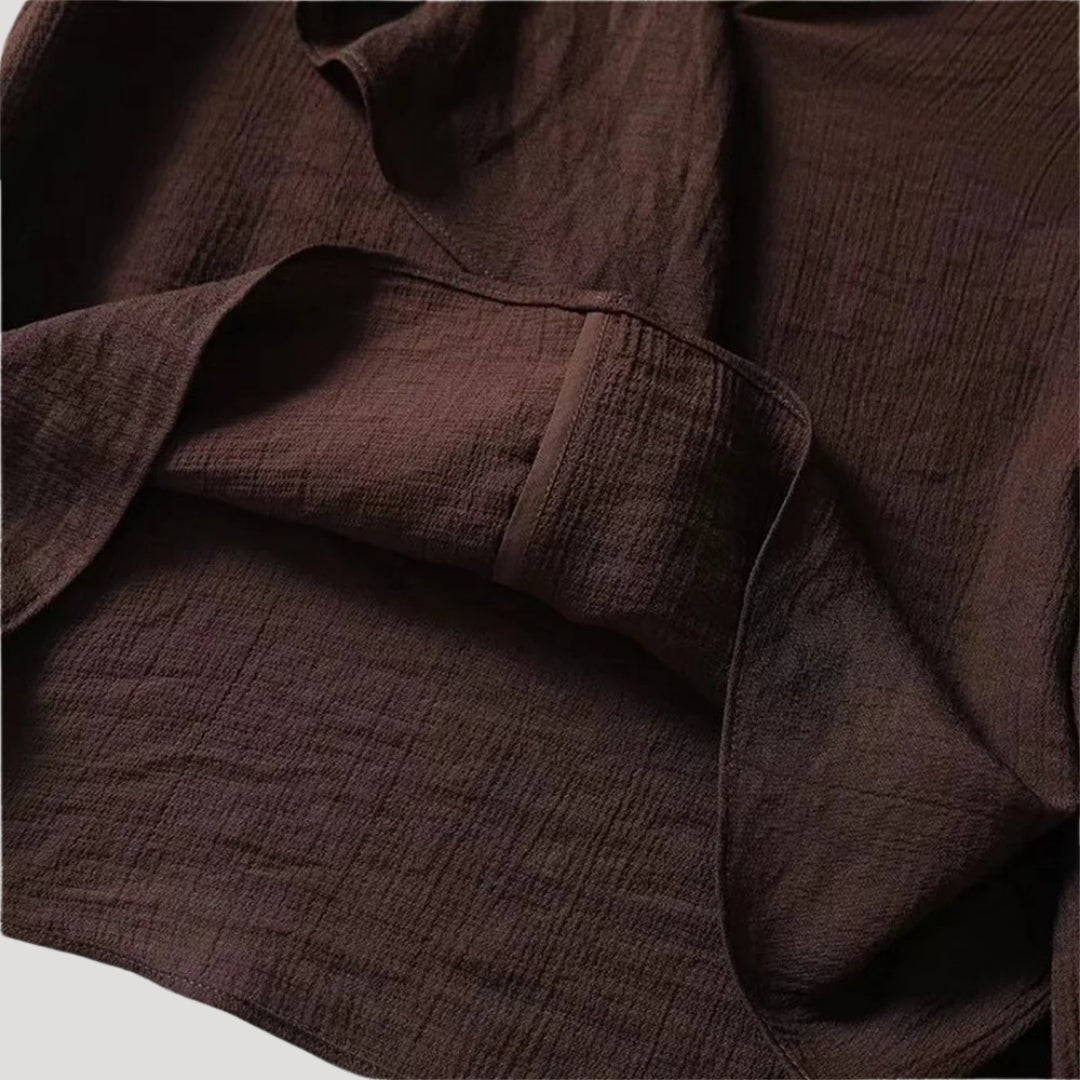 Lotus - Rüschenbluse mit langen Ärmeln