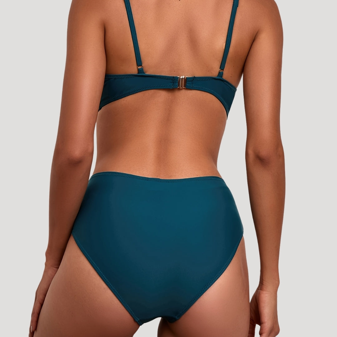Sophia - Bikini Set with Twist Front and High Waist