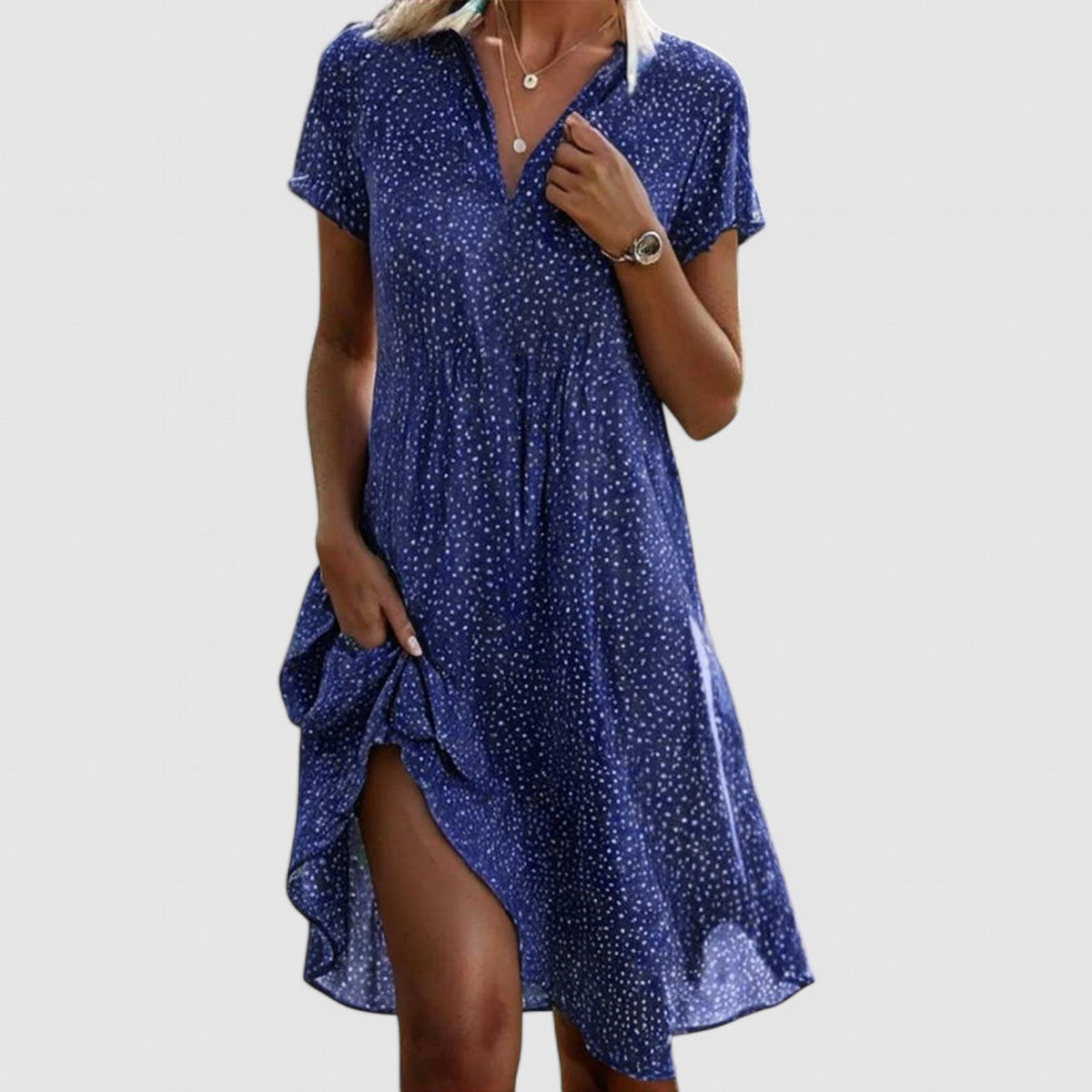 TABEA - Elegantes kleid mit Muster