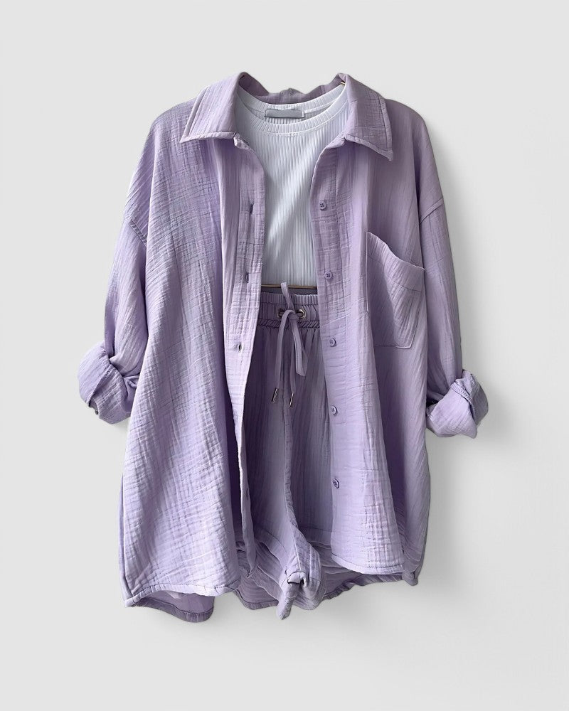 Heidi – Blouse and Shorts Set