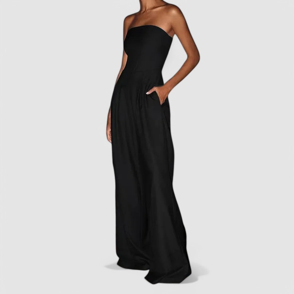 VALERIE  - Eleganter Bandeau-Jumpsuit