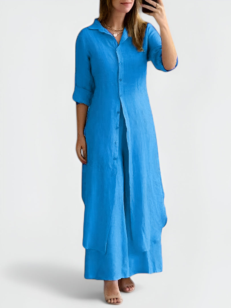 BRIGITTA - Zweiteiliges Hemdkleid