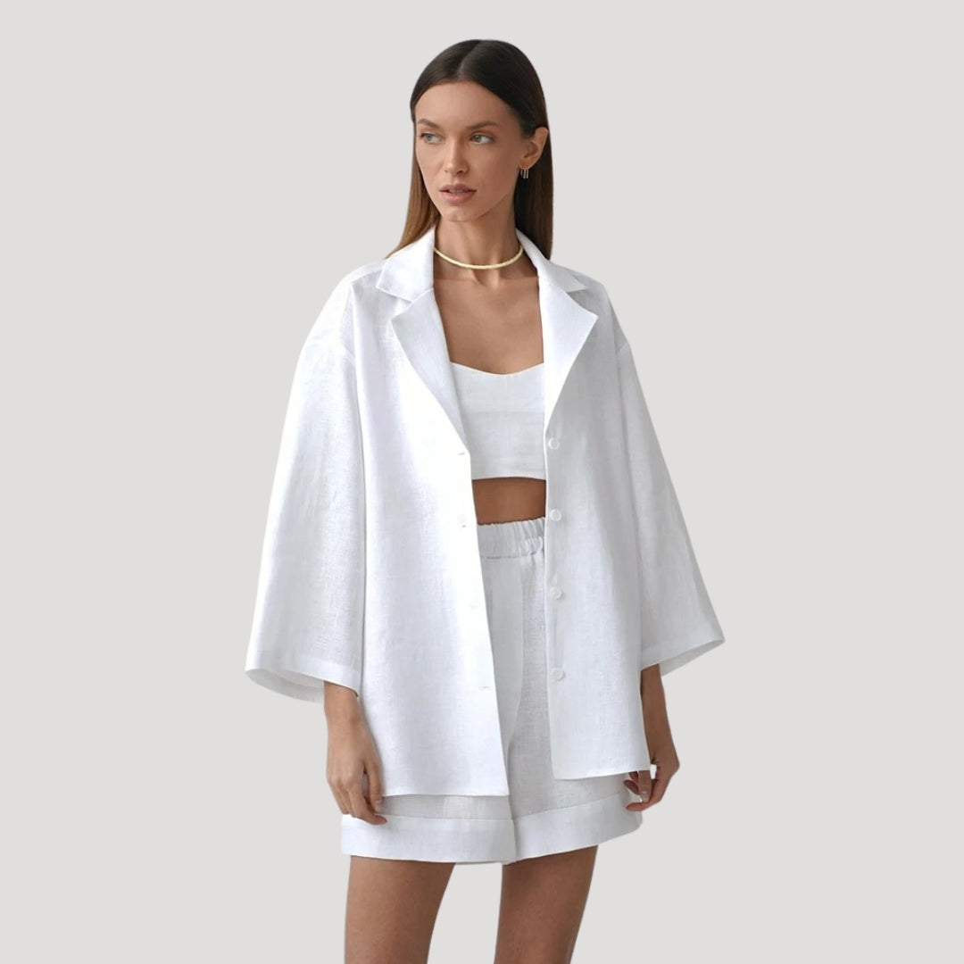 Mavis - Weiches Baumwoll-Gaze-Co-Ord-Set
