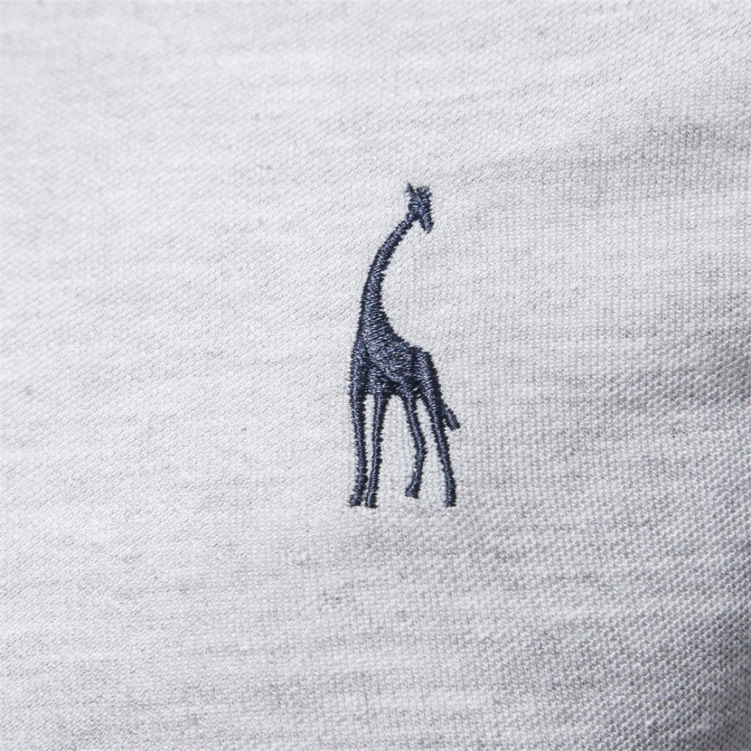 Alvin - Klassisches Langarm-Polo-Shirt