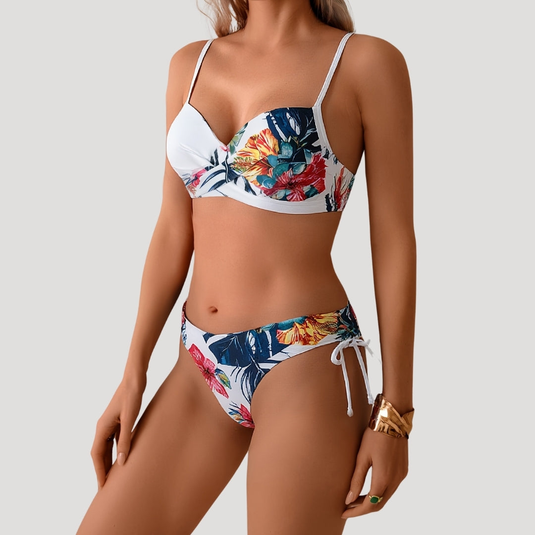 Xenon - Tropisches Print-Bikini-Set mit Unterdraht