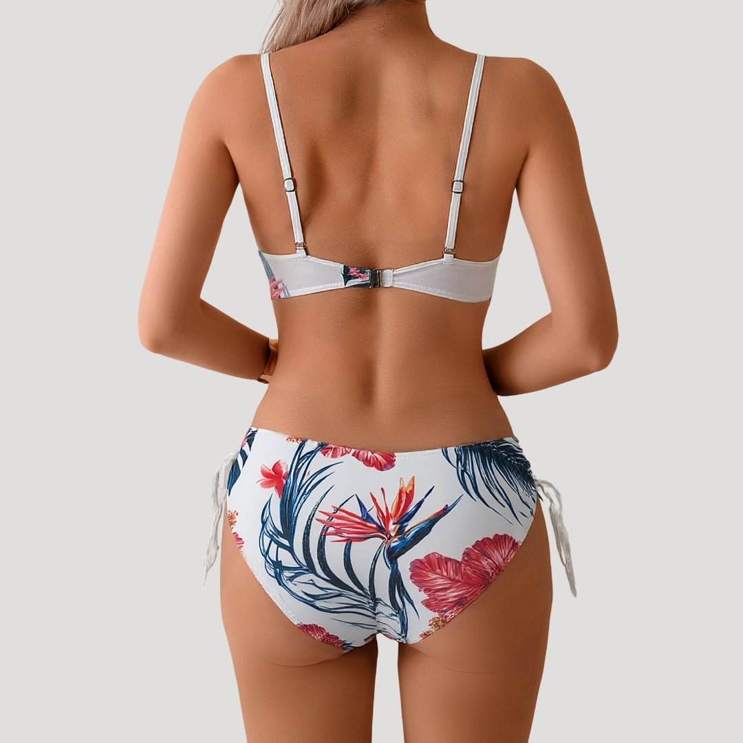 Xenon - Tropisches Print-Bikini-Set mit Unterdraht
