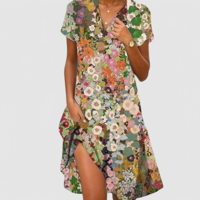 TABEA - Elegantes kleid mit Muster