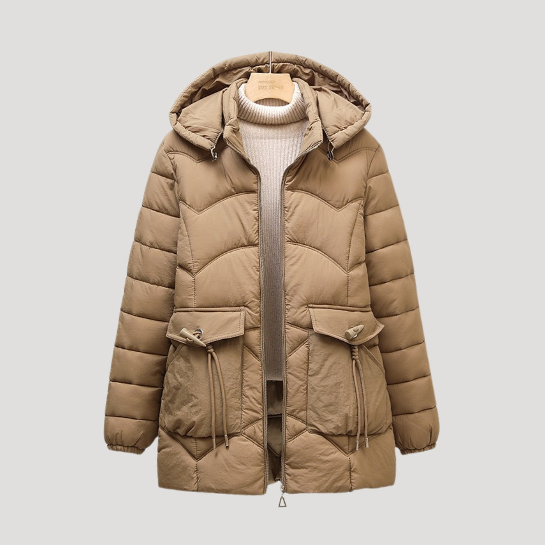 Amelia - Damen Winter Kapuzen-Pufferjacke