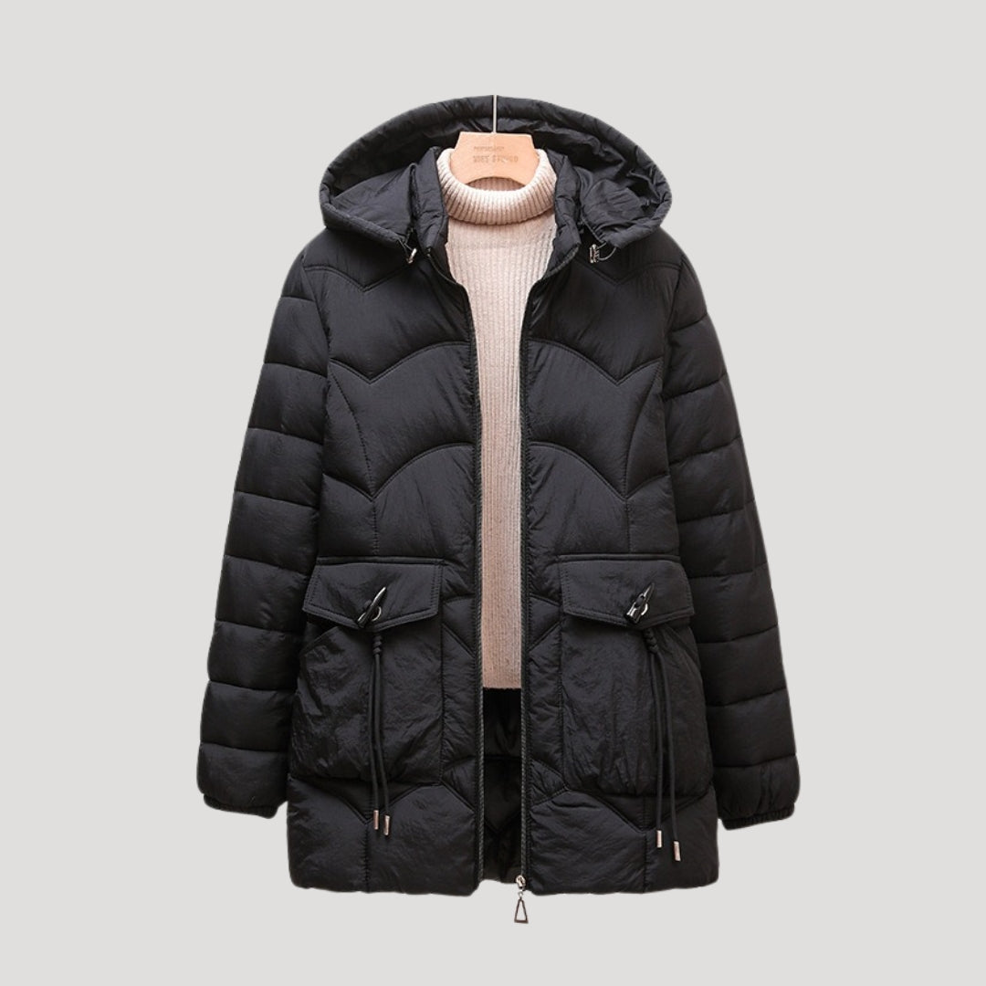 Amelia - Damen Winter Kapuzen-Pufferjacke