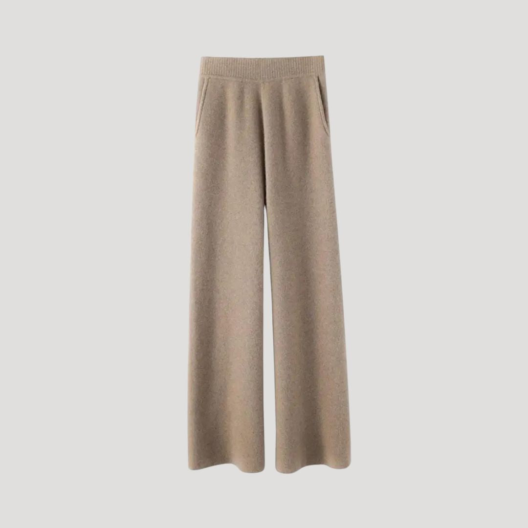 Goldie - Damen weite Strickhose