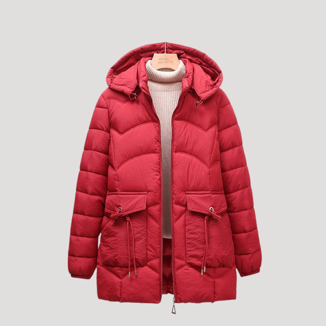 Amelia - Damen Winter Kapuzen-Pufferjacke