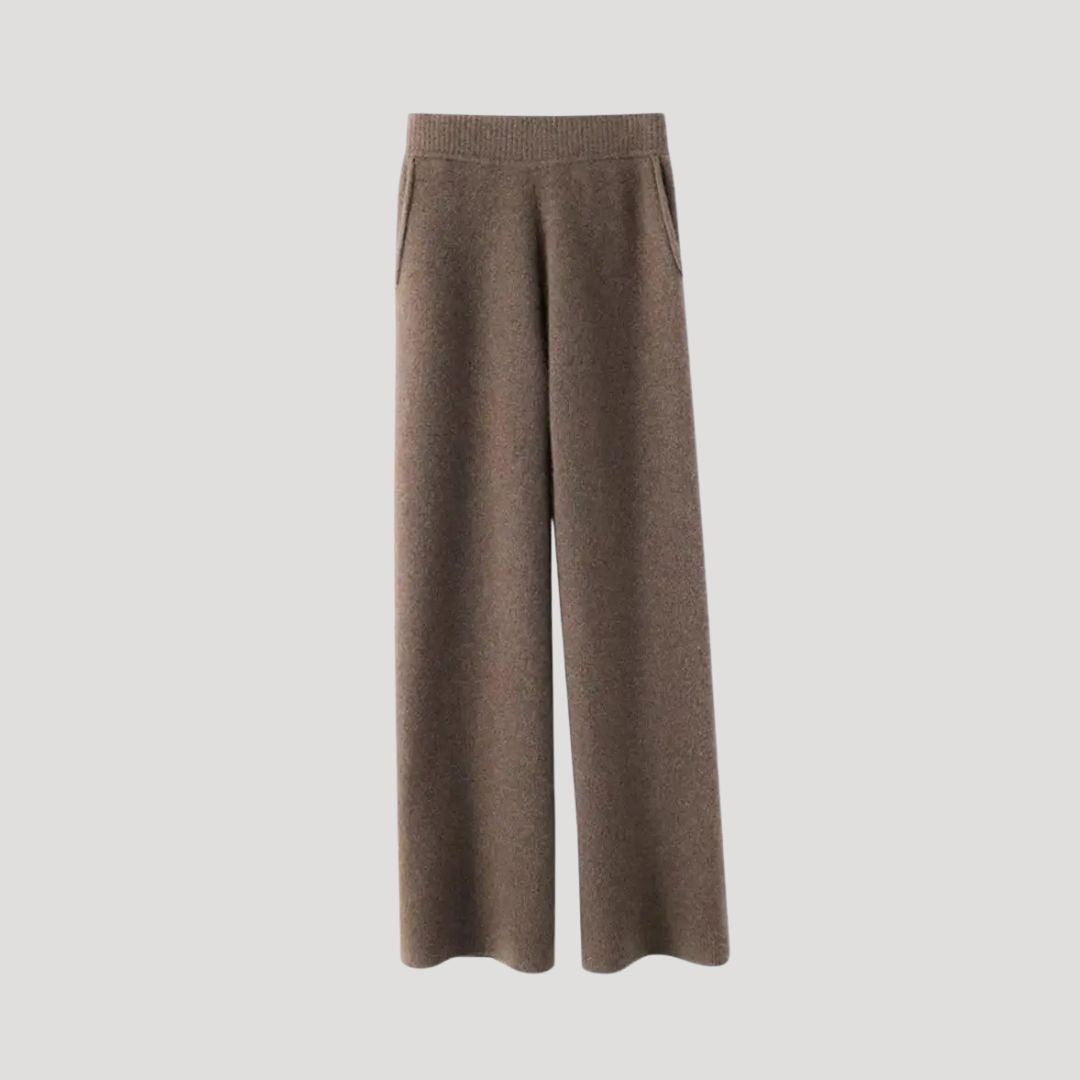 Goldie - Damen weite Strickhose