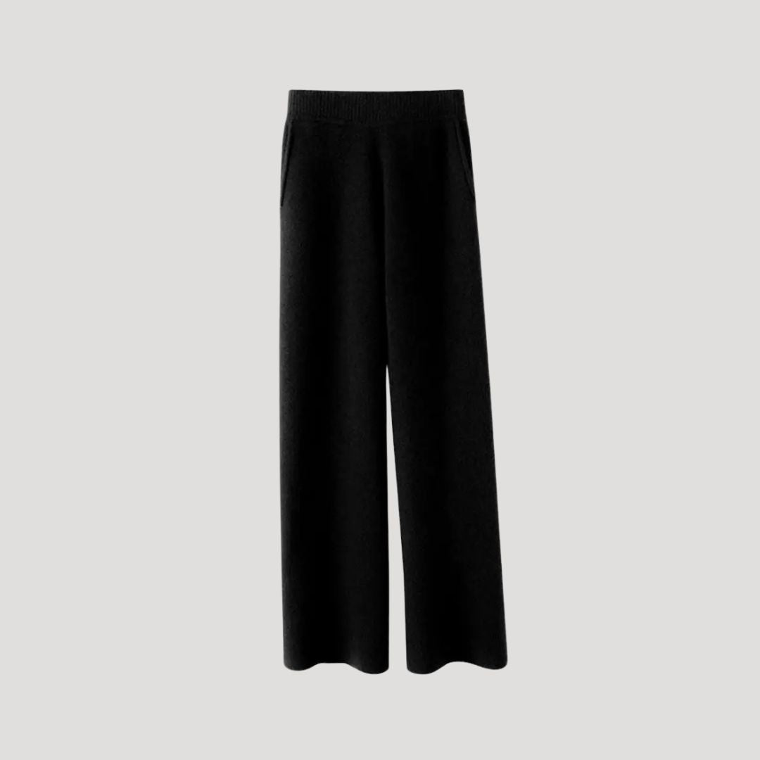 Goldie - Damen weite Strickhose