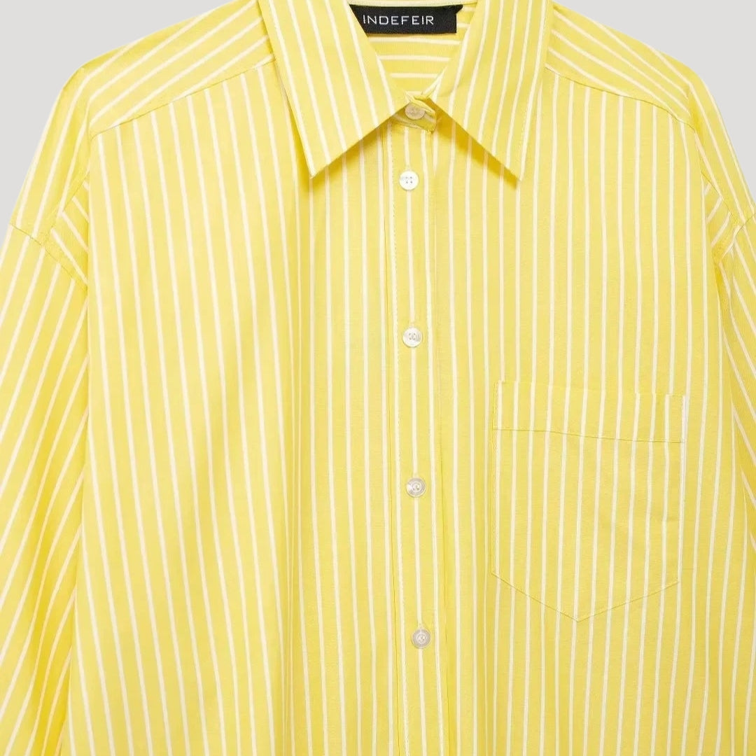 Prairie - Gestreiftes Baumwoll-Relaxed-Fit-Set