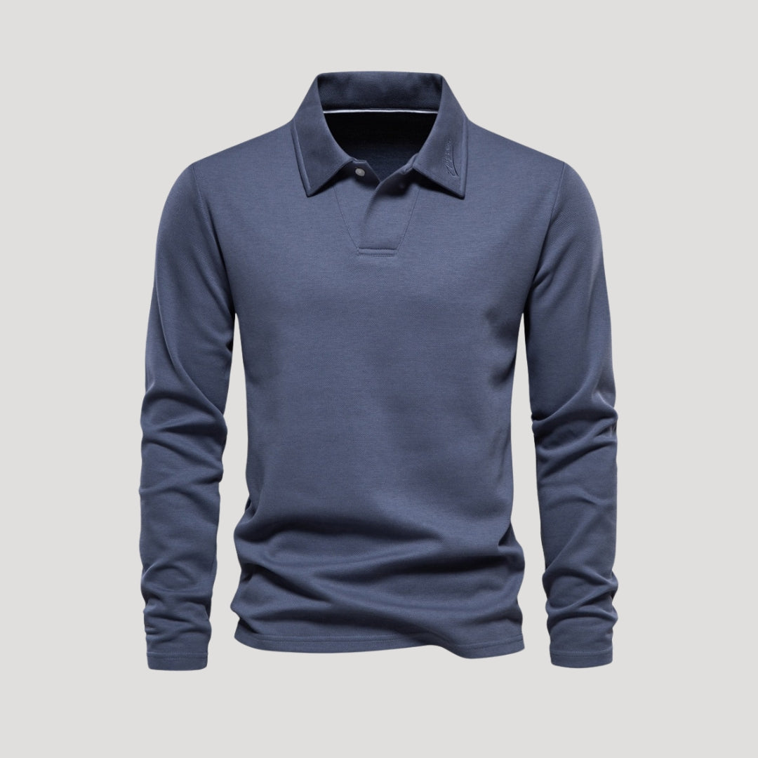 Kirk - Klassisches Herren Langarm-Polo
