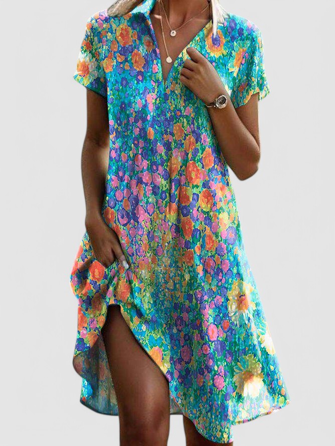 TABEA - Elegantes kleid mit Muster