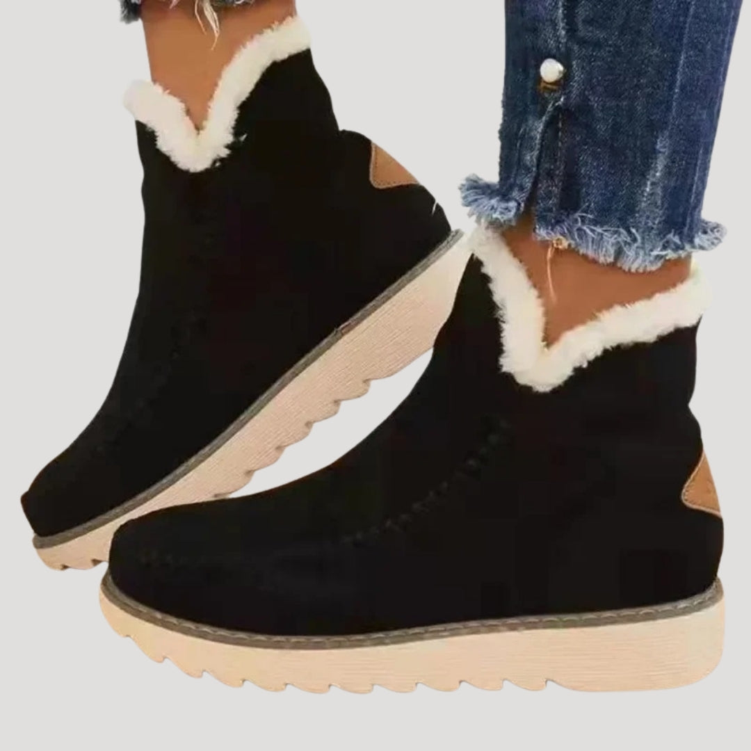 Tulip - Damen Stiefeletten aus Kunstfell