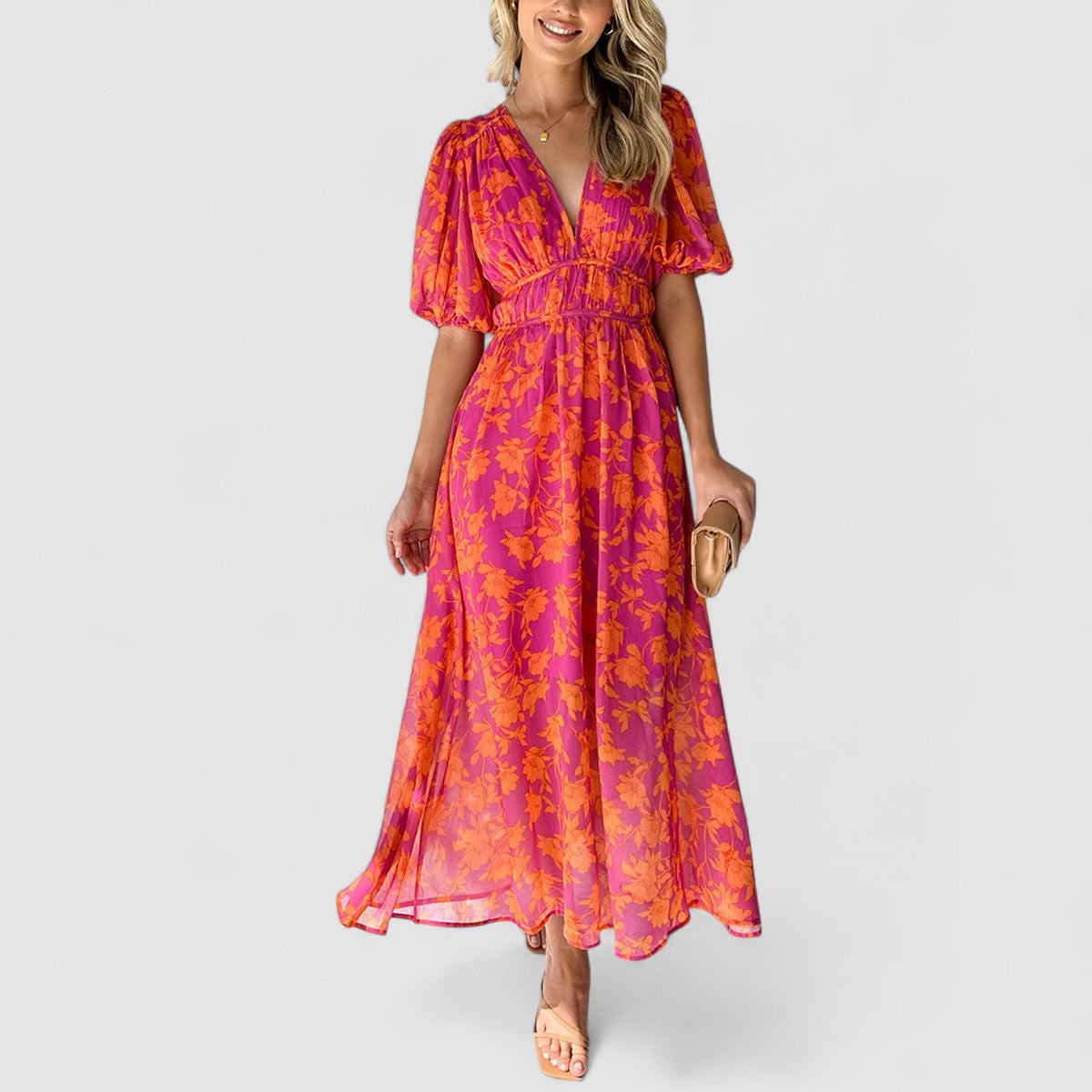 SARINA - Sommerkleid Maxi