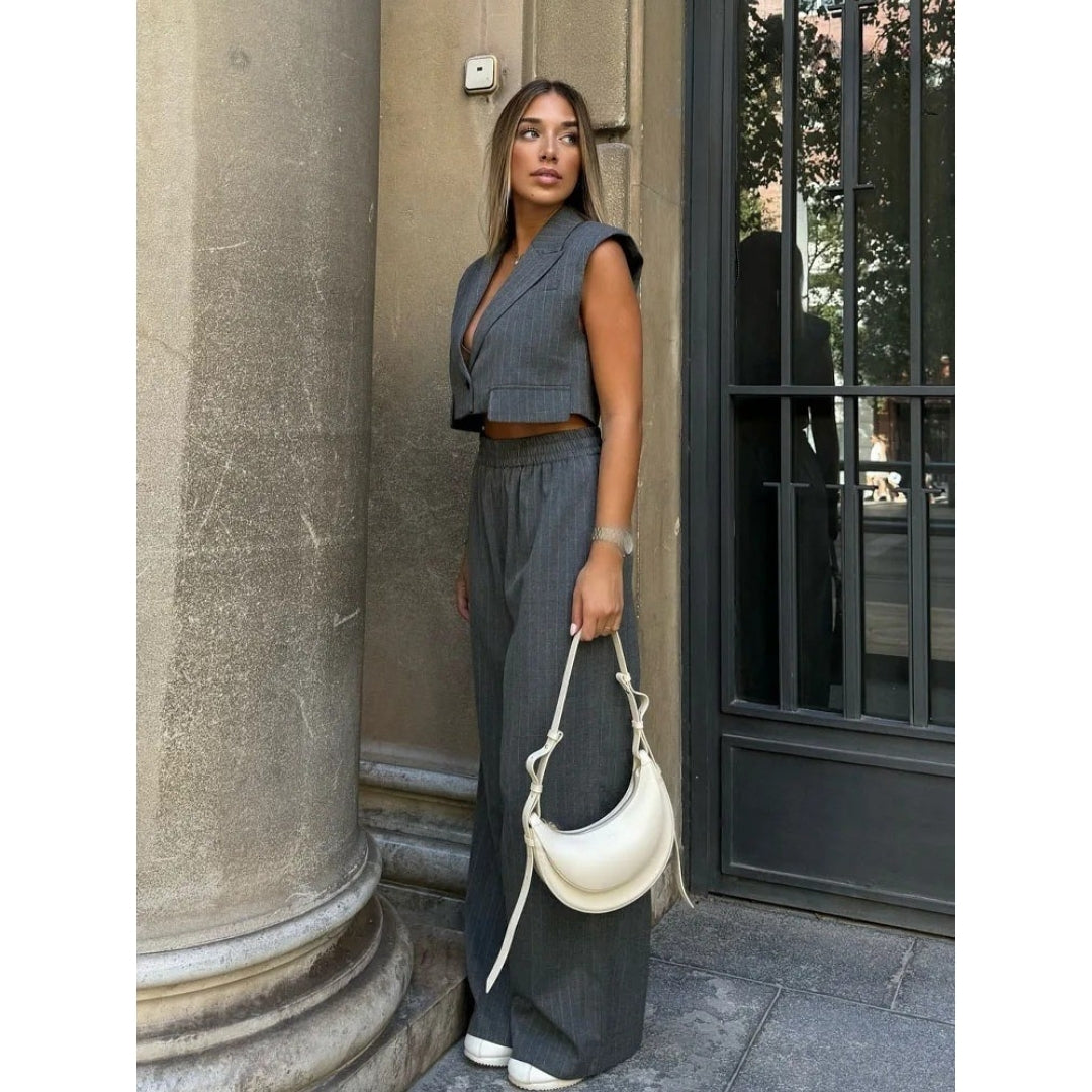 Winona - Elegantes, maßgeschneidertes Weste- und Hosen-Set