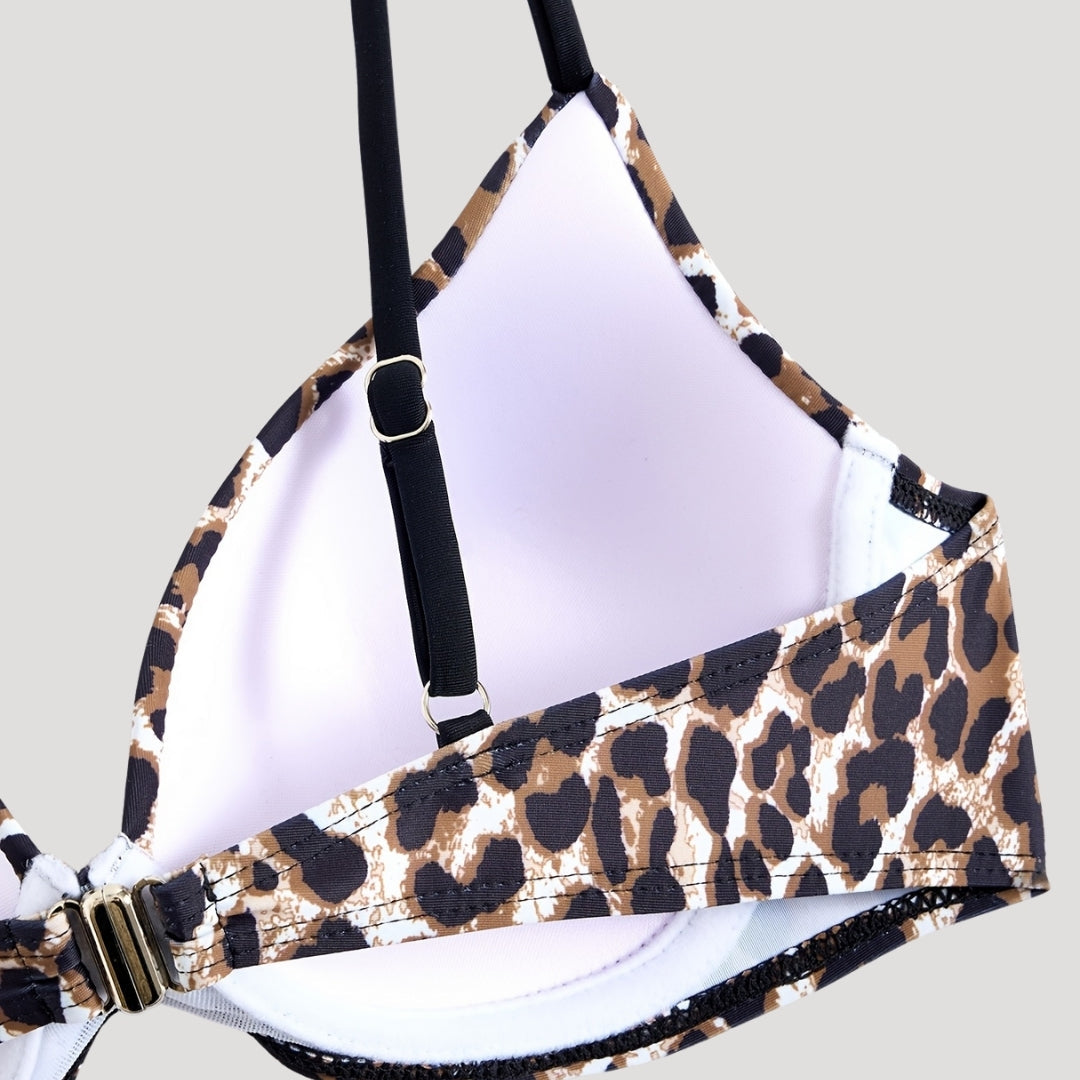 Oracle - Leopardenmuster Unterwäsche Bikini-Set