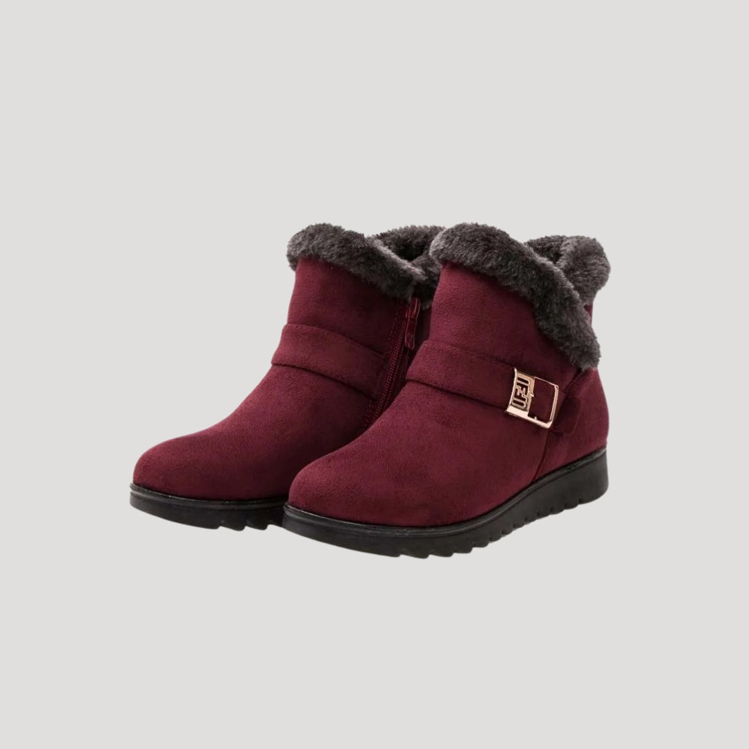 Udele - Damen Winterstiefel mit Kunstfellfutter