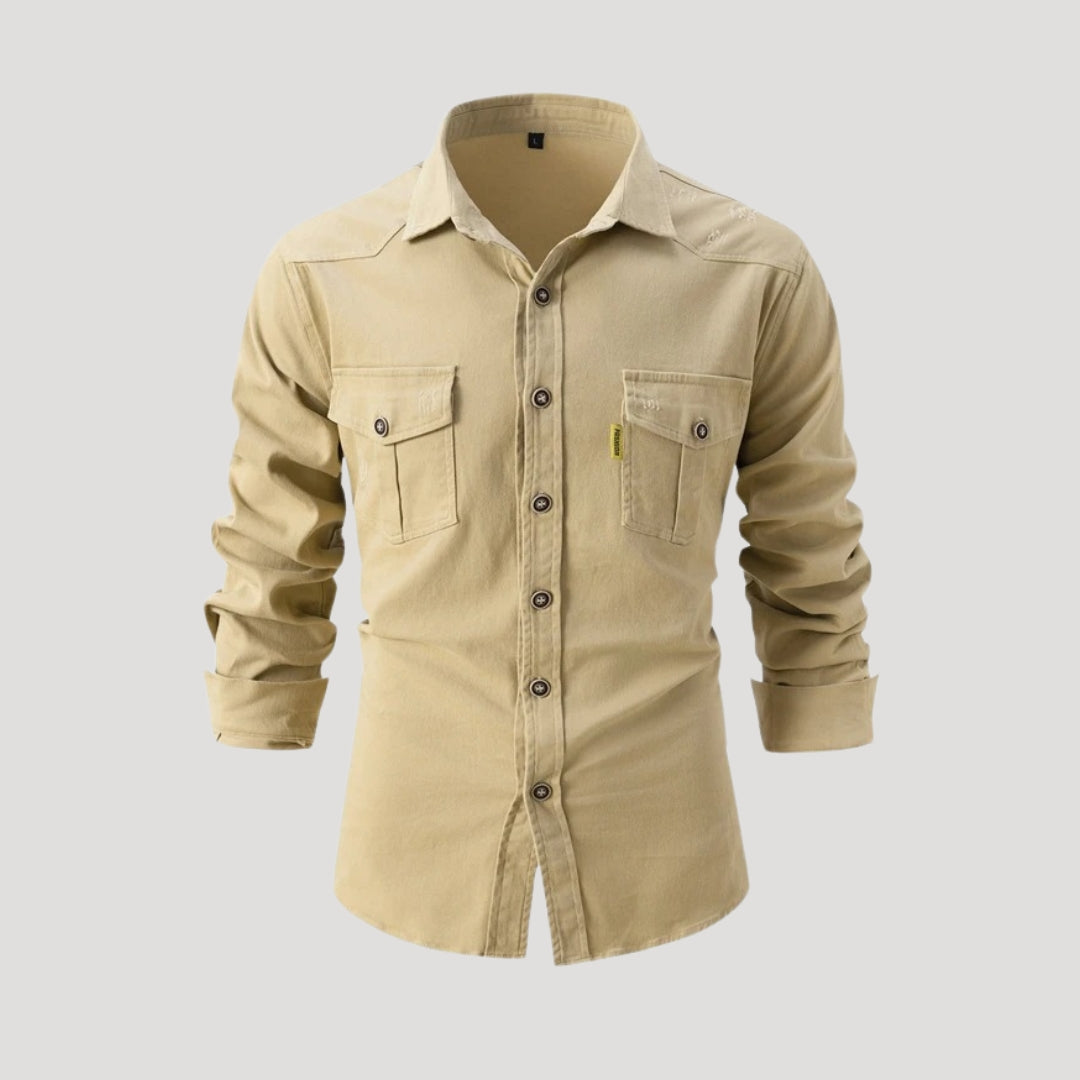 Cyrus - Haltbares Herren-Chemise aus Baumwolle