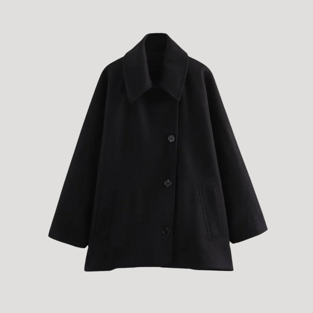Octavia - Damen oversized Wollmischungsjacke