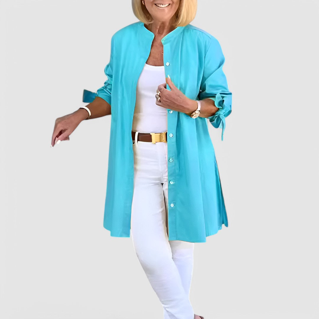 NADINE - Elegante Bluse mit Schleifen-Detail