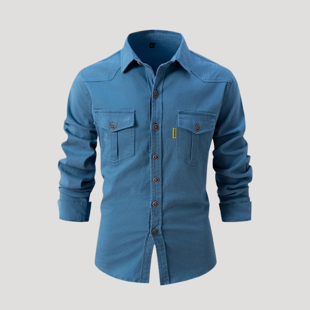Cyrus - Haltbares Herren-Chemise aus Baumwolle