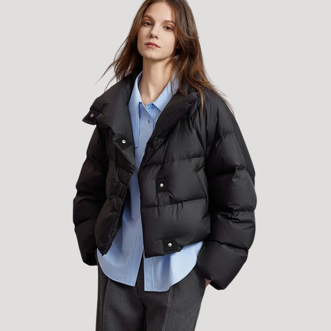 Olivia - Cropped Padded Puffer Jacket